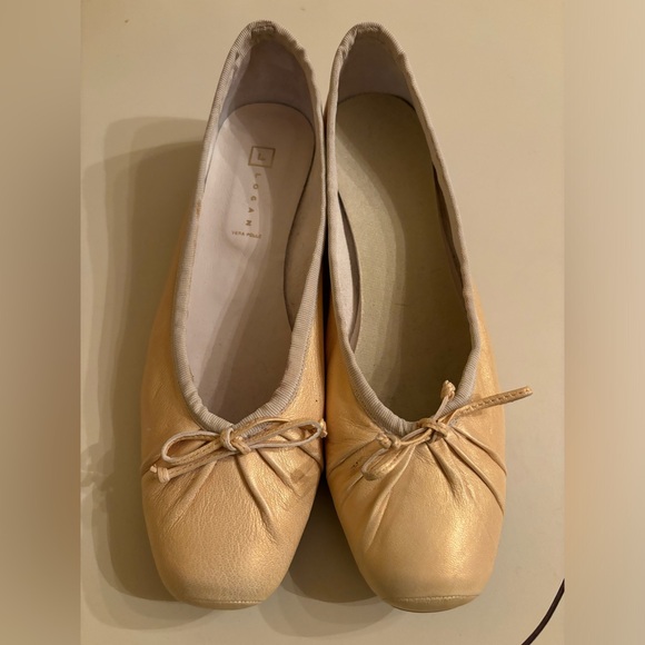 J. Logan yellow pearl kitten heels 35/6 - Picture 1 of 7